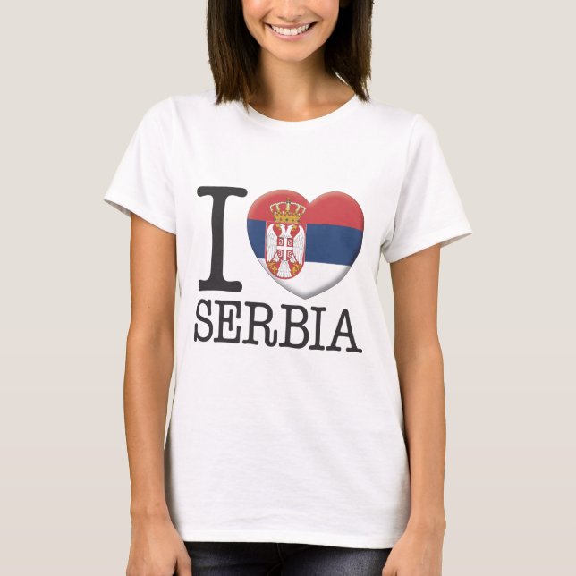 Serbien T-Shirt (Vorderseite)