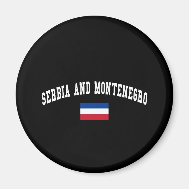 SERBIEN UND MONTENEGRO MAGNET (Vorne)