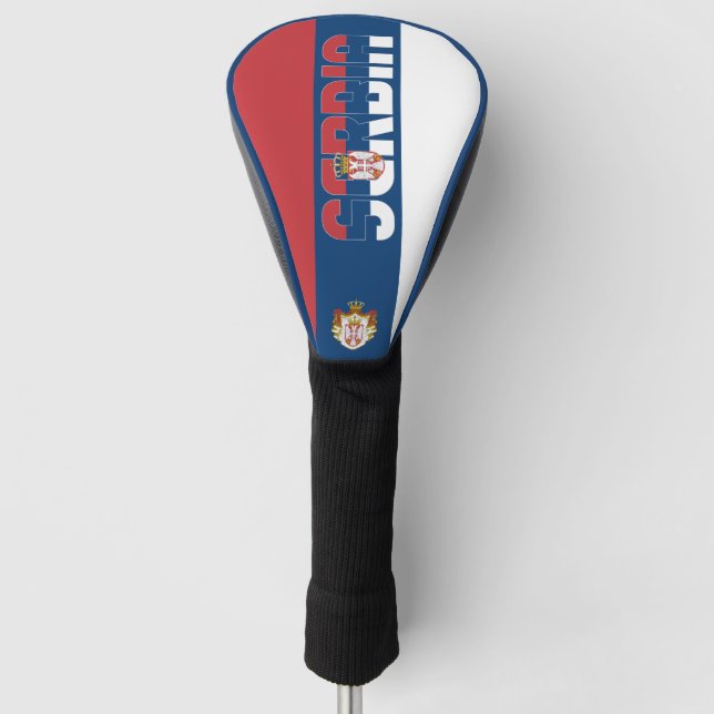 Serbienflagge Gorgetic Patriotic Golf Headcover (Vorderseite)