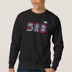 Serbiens Flaggenrückreise Internationales Land Ser Sweatshirt