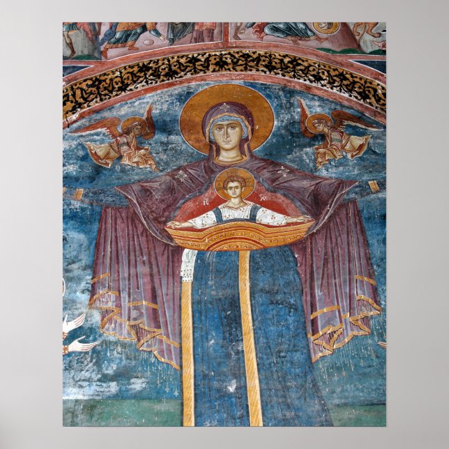 serbisch-orthodoxe Kirche und UNESCO-Standort, Poster (Vorne)