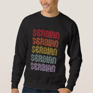Serbisch Sweatshirt
