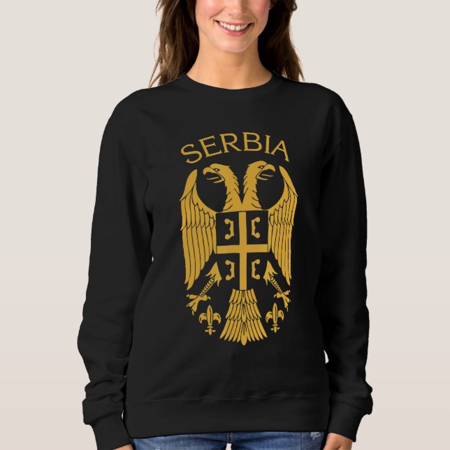 Serbische Adler Sweatshirt (Vorderseite)