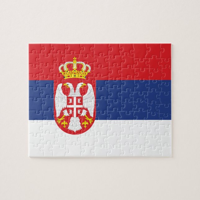Serbische Flagge (Horizontal)