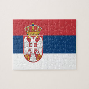 Serbische Flagge