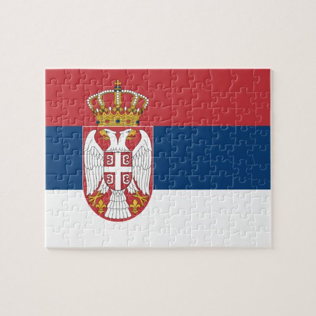 Serbische Flagge (Horizontal)