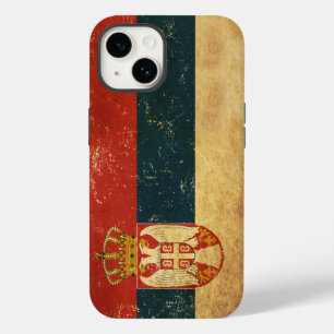 Serbische Flagge Case-Mate iPhone 14 Hülle