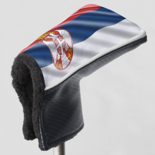 Serbische Flagge Golf Headcover