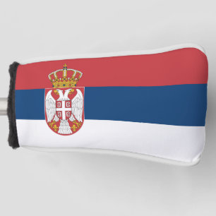 Serbische Flagge Golf Headcover