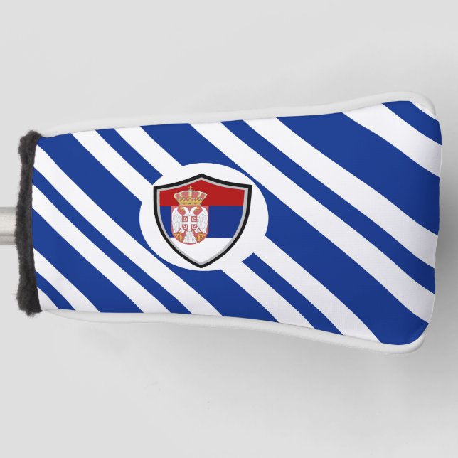 Serbische Flagge Golf Headcover (Vorderseite)