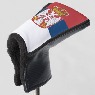Serbische Flagge & Golf Serbiens Sport Covers /Clu Golf Headcover