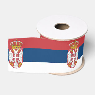 Serbische Flagge Ripsband