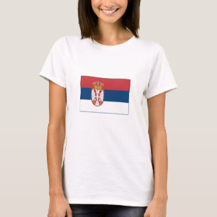 Serbische Flagge T-Shirt