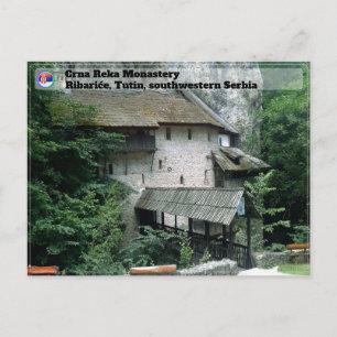 SERBISCHE KLÖSTER - Kloster Crna Reka 2 Postkarte