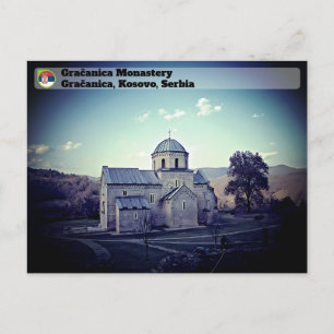 SERBISCHE KLOSTER - Kloster Gračanica Postkarte