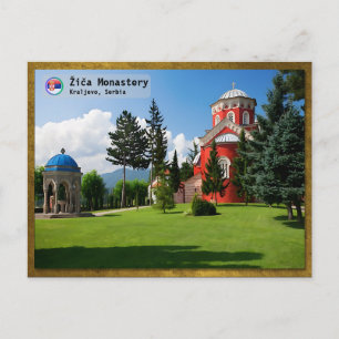 SERBISCHE KLOSTER - Kloster Žiča 2 Postkarte