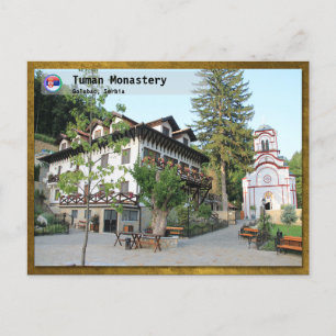 SERBISCHE KLOSTER - Tuman Kloster 1 Feiertagspostkarte