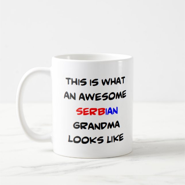 serbische Oma, phantastisch Kaffeetasse (Links)