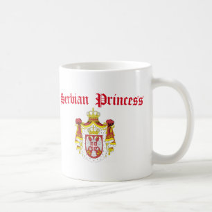 Serbische Prinzessin (mit Serbien-Wappen) Kaffeetasse