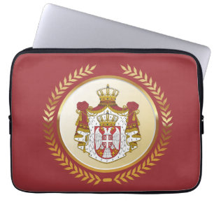 Serbische Wappen Laptopschutzhülle