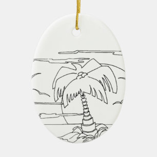 Serbische Zyrillische Insel Keramikornament