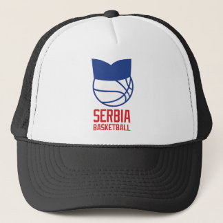 Serbischer Basketball-Hut Truckerkappe