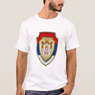 Serbischer mittelalterlicher Schutzschild - neues T-Shirt