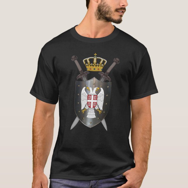 Serbischer Schild T-Shirt (Vorderseite)