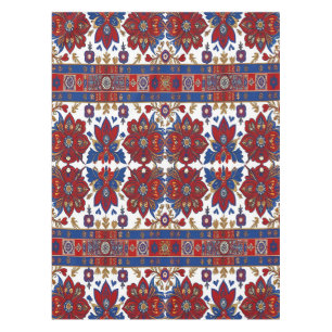 Serbisches ethnisches nahtloses Design Tischdecke