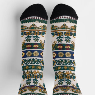 Serbisches Teppichmuster 4 Socken