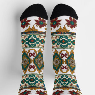 Serbisches Teppichmuster 5 Socken