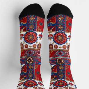 Serbisches Teppichmuster 6 Socken