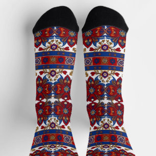 Serbisches Teppichmuster 8 Socken