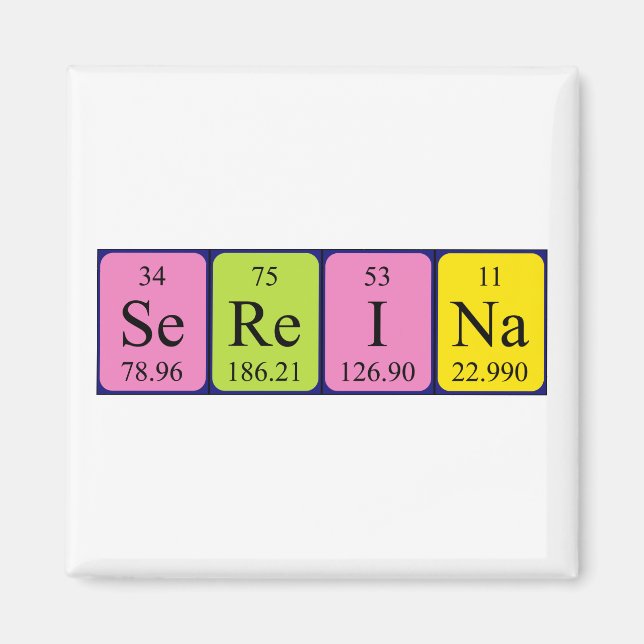 Sereina Periodenmagnet Magnet (Vorne)