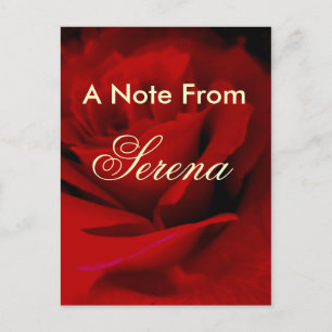 Serena-Postkarten - besonders angefertigt Postkarte