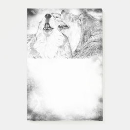 Serenade im Nebst Post-it Klebezettel