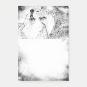 Serenade im Nebst Post-it Klebezettel