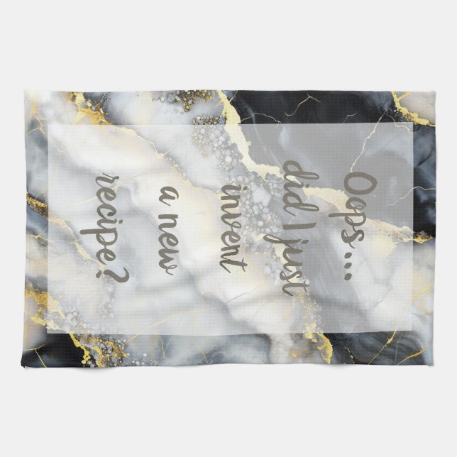 Serenade - Weiß Geschirrtuch (Horizontal)