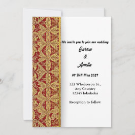 "Serenading Liebe in all ihren Details" Einladung