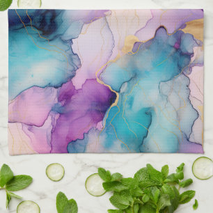 Serendipity Crystal Blue Geschirrtuch