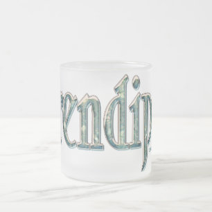 Serendipity-Tasse Mattglastasse