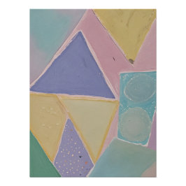 Serene Abstracts: A Pastel Dream Poster