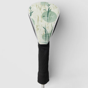 Serene Bamboo Blossom Asian (10) Golf Headcover