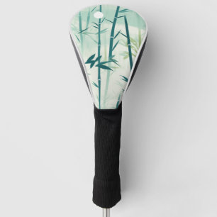 Serene Bamboo Blossom Asian (5) Golf Headcover