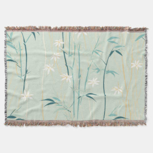 Serene Bamboo Blossom Asian  (9) Decke