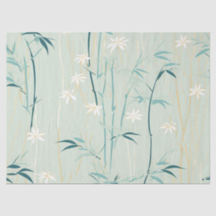 Serene Bamboo Blossom Asiatisch (9) Seidenpapier