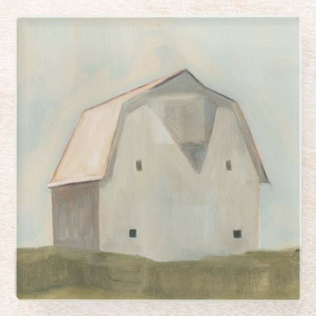 Serene Barn Glasuntersetzer (Vorderseite)