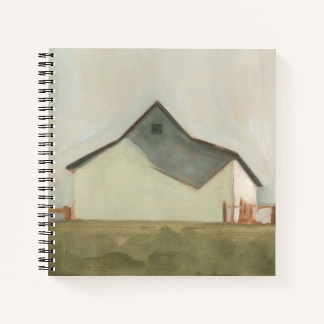 Serene Barn - Off-White Notizbuch (Vorderseite)