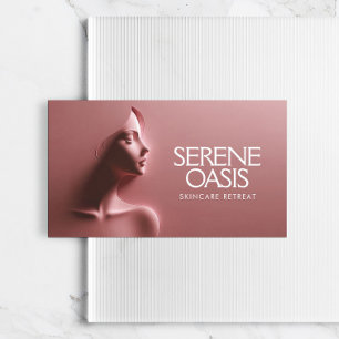 Serene Beauty Skincare, Massage, Wellness-Center R Visitenkarte