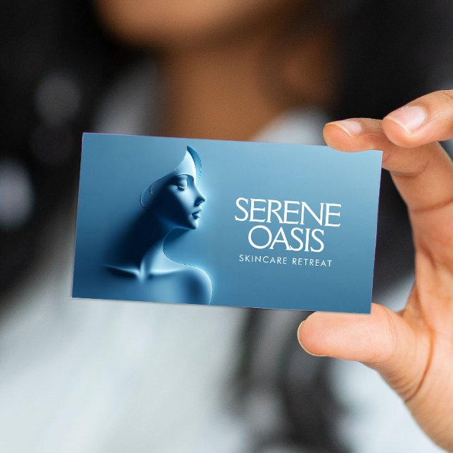 Serene Beauty Skincare, Massage, Wellness-Center Visitenkarte (Von Creator hochgeladen)